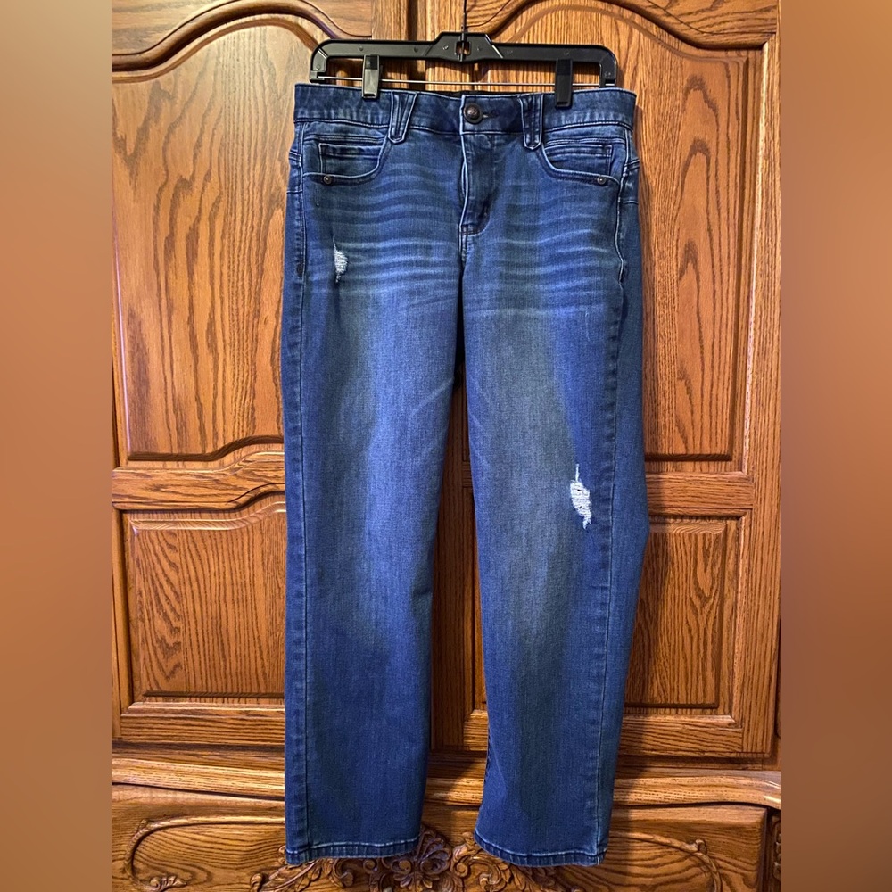 Democracy Blue Straight Leg Jeans, 8P.